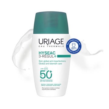 Uriage Hyséac 3-Regul+ Глобална грижа против несъвършенства SPF50+ 50 мл