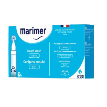 Marimer Изотоничен разтвор на морска вода 0,9% 5 мл x 20 единични дози