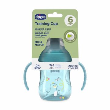 Chicco Training Cup N0425 Преходна чаша 6М+ момче 200 мл