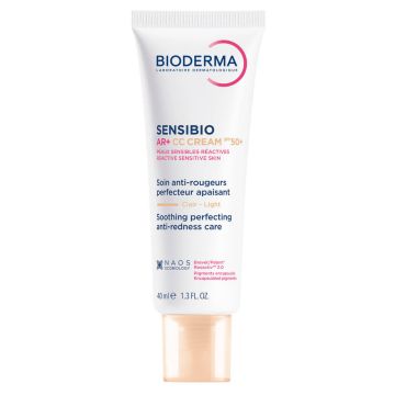 Bioderma Sensibio AR+ СС Крем за лице за чувствителна кожа със зачервявания SPF50+ 40 мл