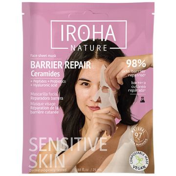 Iroha Nature Биоразградима лист маска за лице със серамиди