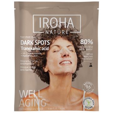 Iroha Nature Биоразградима лист маска за лице с транексамова киселина
