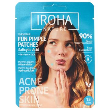 Iroha Nature Лепенки за пъпки със салицилова киселина х 15 броя