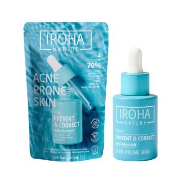 Iroha Nature Серум за лице против акне с 3.5% ниацинамид 30 мл