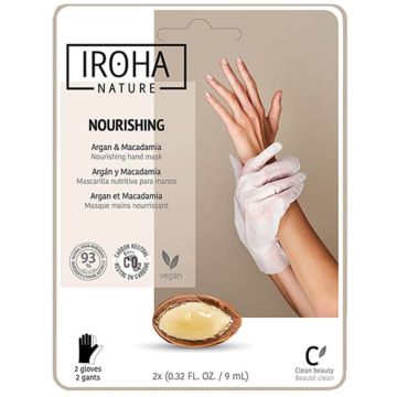 Iroha Nature Омекотяваща маска за ръце с арганово масло (ръкавици) 1 чифт