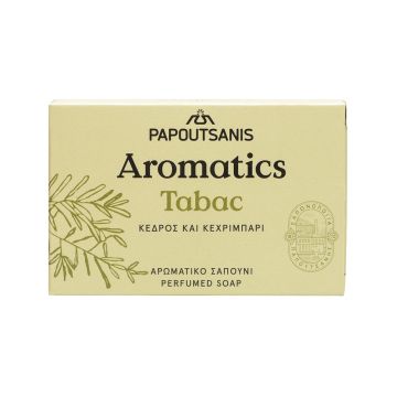 Сапун Ароматикс Кедър и кехлибар 100 g Papoutsanis