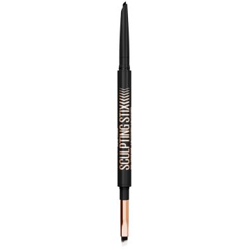 Maybelline Sculpting Stix Автоматичен молив за очи с четка 16 Black Blur