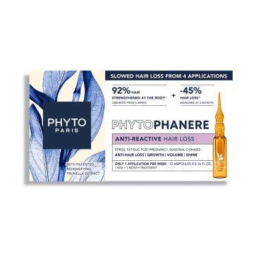 Phyto Phytophanere React Терапия против реактивен косопад при жени 12х5 мл