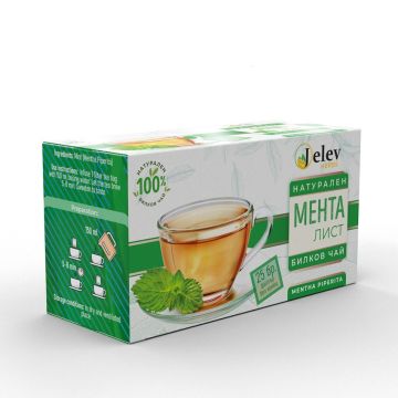 Jelev Herbs Билков чай Мента филтър 25 бр
