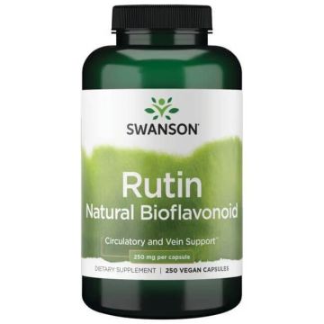 Swanson Rutin Natural Bioflavonoid Рутин натурален биофлавоноид 250 мг х 250 капсули