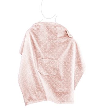 BabyJem Покривало за кърмене с джоб розово