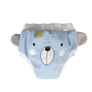 BabyJem Меки тренировъчни гащи сини 2Г+