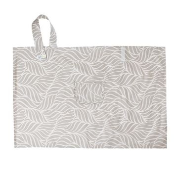 BabyJem Покривало за кърмене с джоб сиво