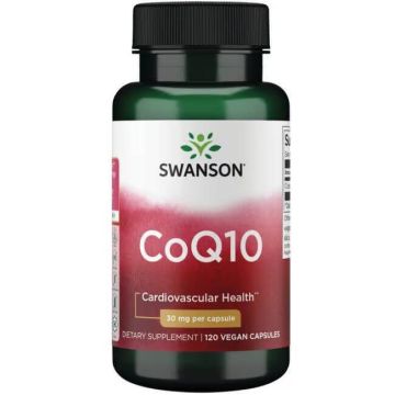Swanson CoQ10 Коензим Q10 30 мг х 120 капсули