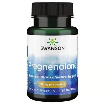 Swanson Pregnenolone Прегненолон 10 мг х 90 капсули