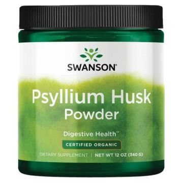 Swanson Psyllium Husk Powder Certified Organic Псилиум органични люспи на прах 340 г