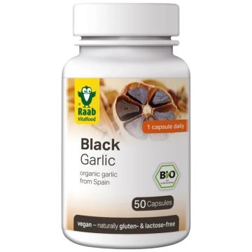 Био черен чесън х 50 капсули Raab Vitalfood