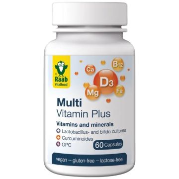 Комплект мултивитамин плюс х 60 капсули Raab Vitalfood