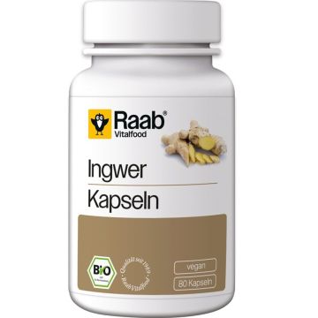 Био джинджифил 400 мг х 80 капсули Raab Vitalfood