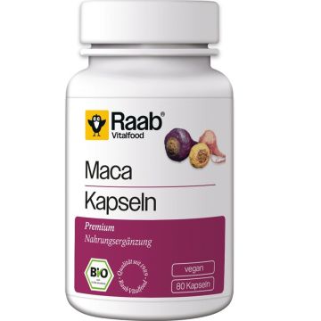 Био Мака 500 мг х 80 капсули Raab Vitalfood