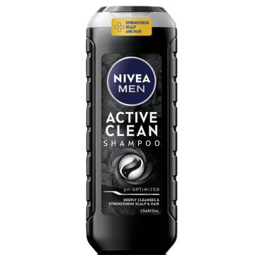 Nivea Men Active Clean Шампоан за мъже с активен въглен 500 мл