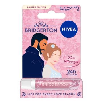 Nivea Bridgerton Балсам за устни Розова меренга 4.8 g