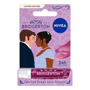 Nivea Bridgerton Балсам за устни Къпинов пай 4.8 g
