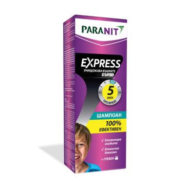 Paranit Express Шампоан против въшки 200 мл Perrigo