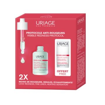 Uriage Roseliane KIT Изглаждащ серум 30 мл + Крем за чувствителна кожа 15 мл Комплект