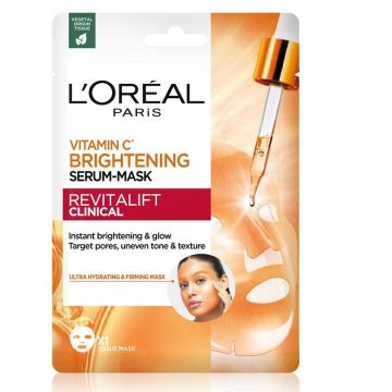 L'Oreal Revitalift Clinical Vitamin C Озаряваща серум маска 26 г