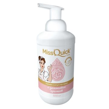 Miss Quickline Течен сапун на пяна с деликатен аромат 500 мл