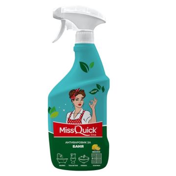 Miss Quickline Антиваровик за баня с лимон 750 мл