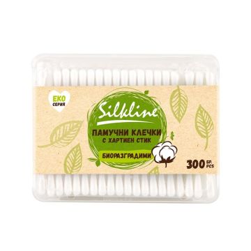 Silkline Клечки за уши Кутия 300 бр