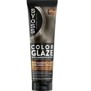 Syoss Color Glaze Тониращ оцветител за коса, хладно кафяв 130 мл