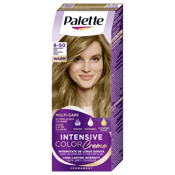 Palette Intensive Color Creme Дълготрайна крем боя за коса 8-50 Light Golden Blonde