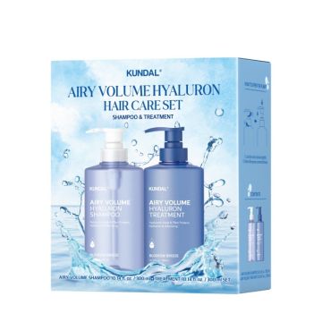 Kundal Blossom Breeze Шампоан за обем с хиалуронова киселина 300 мл + Балсам за обем с хиалуронова киселина 300 мл