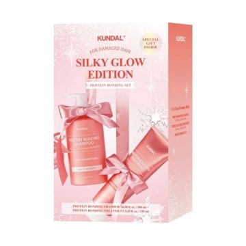 Kundal Silky Glow Edition Шампоан Protein Bonding 500 мл + Терапия за увредена коса 250 мл Комплект