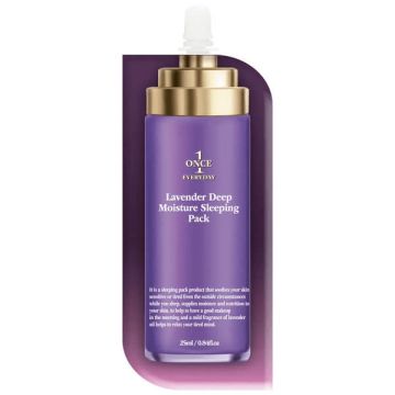 Chamos Once Everyday Хидратираща и успокояваща нощна маска с лавандула 25 мл