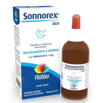 Sonnorex Gocce con Melatonin Билкова формула за сън с мелатонин, капки 50 мл