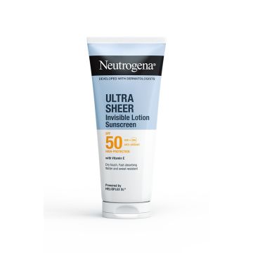 Neutrogena Ultra Sheer Невидим хидратиращ слънцезащитен лосион SPF50 200 мл