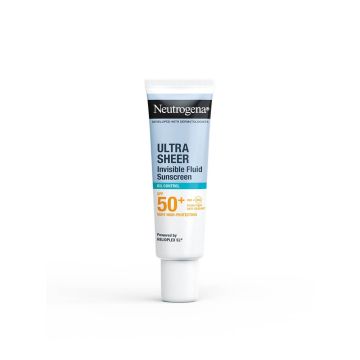 Neutrogena Ultra Sheer Невидим слънцезащитен флуид за контрол на себума SPF50+ 