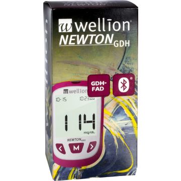 Глюкомер Wellion Newton GDH-FAD + Тест ленти Wellion Newton GDH-FAD х 25 бр Комплект
