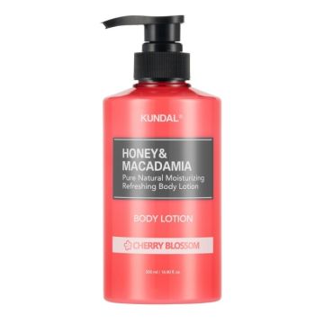 Kundal Honey & Macadamia Лосион за тяло с аромат цвят от череша 500 мл