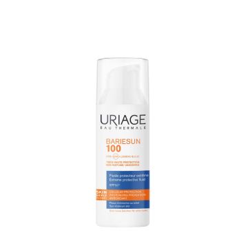 Uriage Bariesun Skin Shield 100 Слънцезащитен флуид за екстремна защита 50 мл