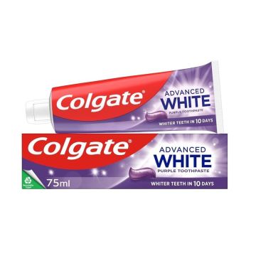 Colgate Advanced White Purple Избелваща паста за зъби 75 мл