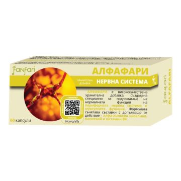Алфафари при стрес и безпокойство х 60 капсули