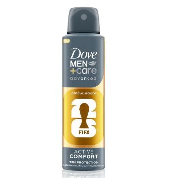 Men+Care Limited Edition FIFA Active Comfort Дезодорант спрей против изпотяване 72ч 150 мл