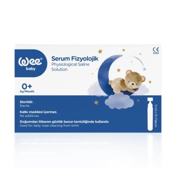 WEE BABY Физиологичен серум 5 мл х 10 броя