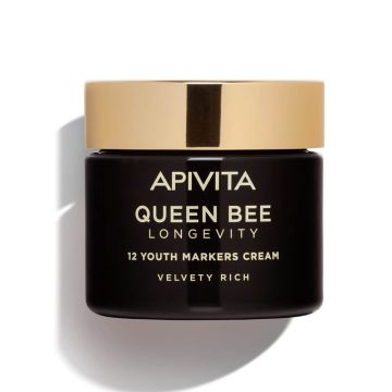 Apivita Queen Bee Longevity Дневен богат крем за лице против стареене 50 мл