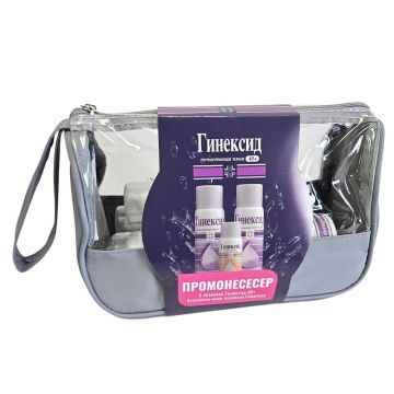 Гинексид Почистваща пяна 45+ 2 х 150 мл + Подарък: Гинексид пяна 50 мл + Ненесер Комплект